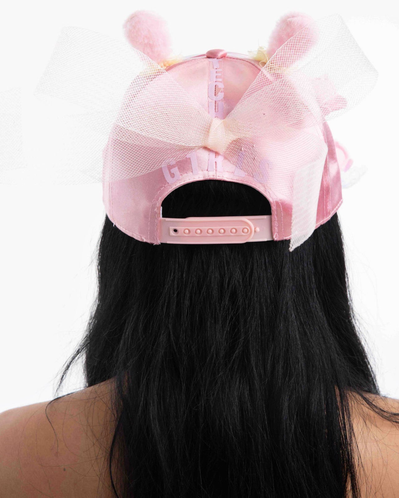 BABY PINK BUNNY HAT DUO SET