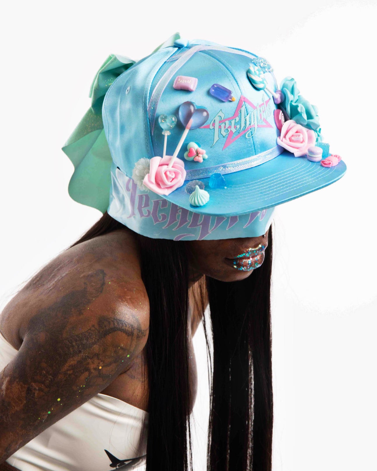 BLUE CANDY HAT