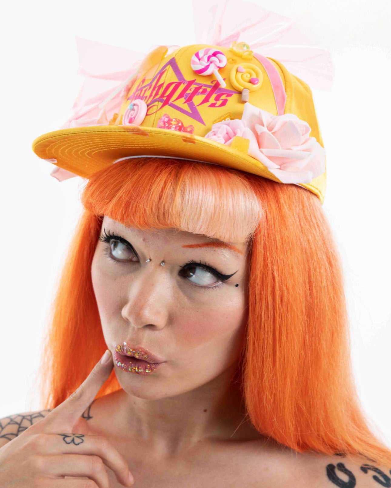 YELLOW CANDY HAT