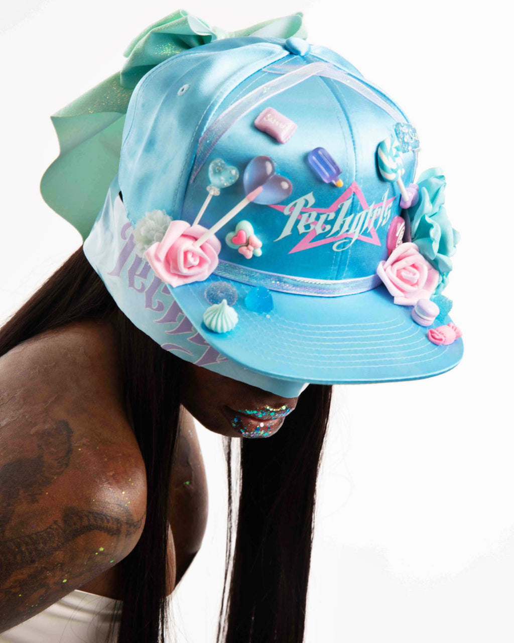 BLUE CANDY HAT