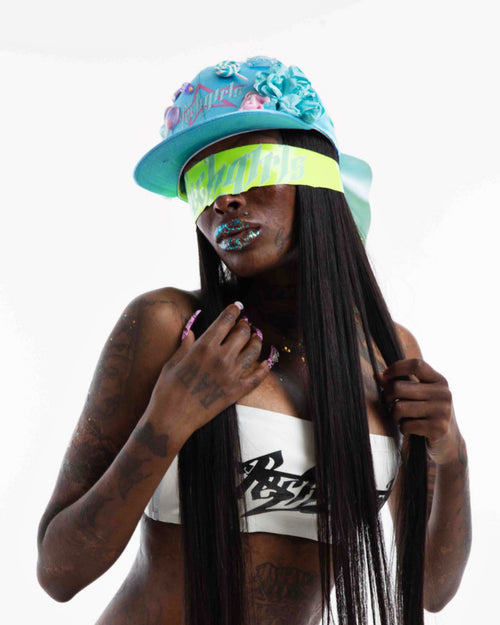 BLUE CANDY HAT