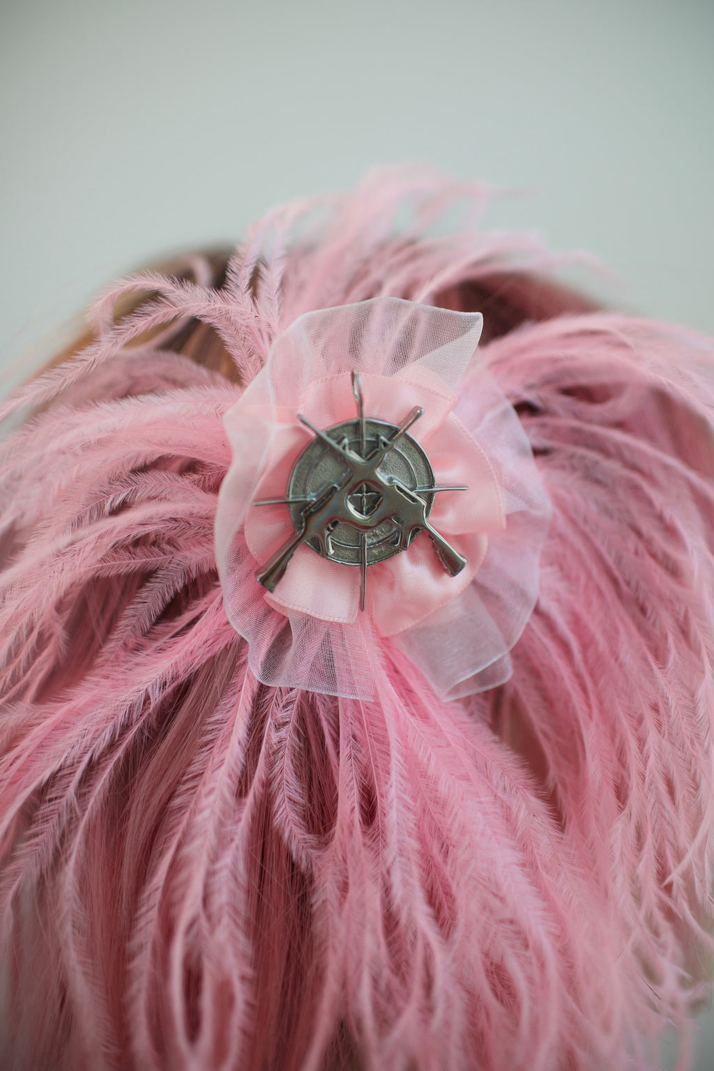 PINK FEATHER ACESSORY