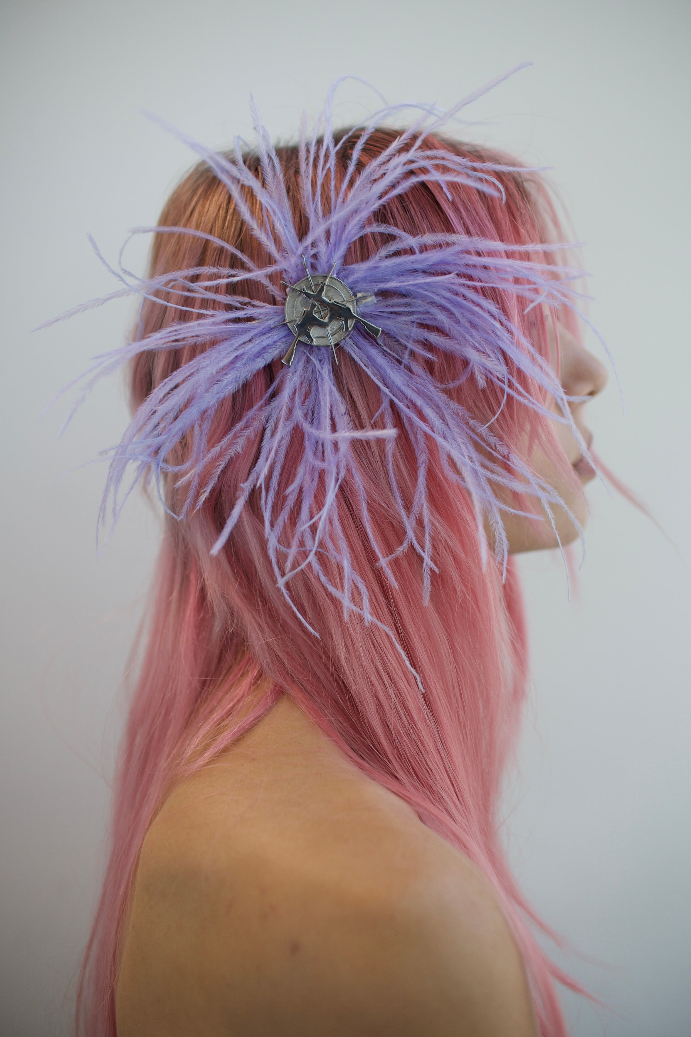 LILAC FEATHER ACCESSORY