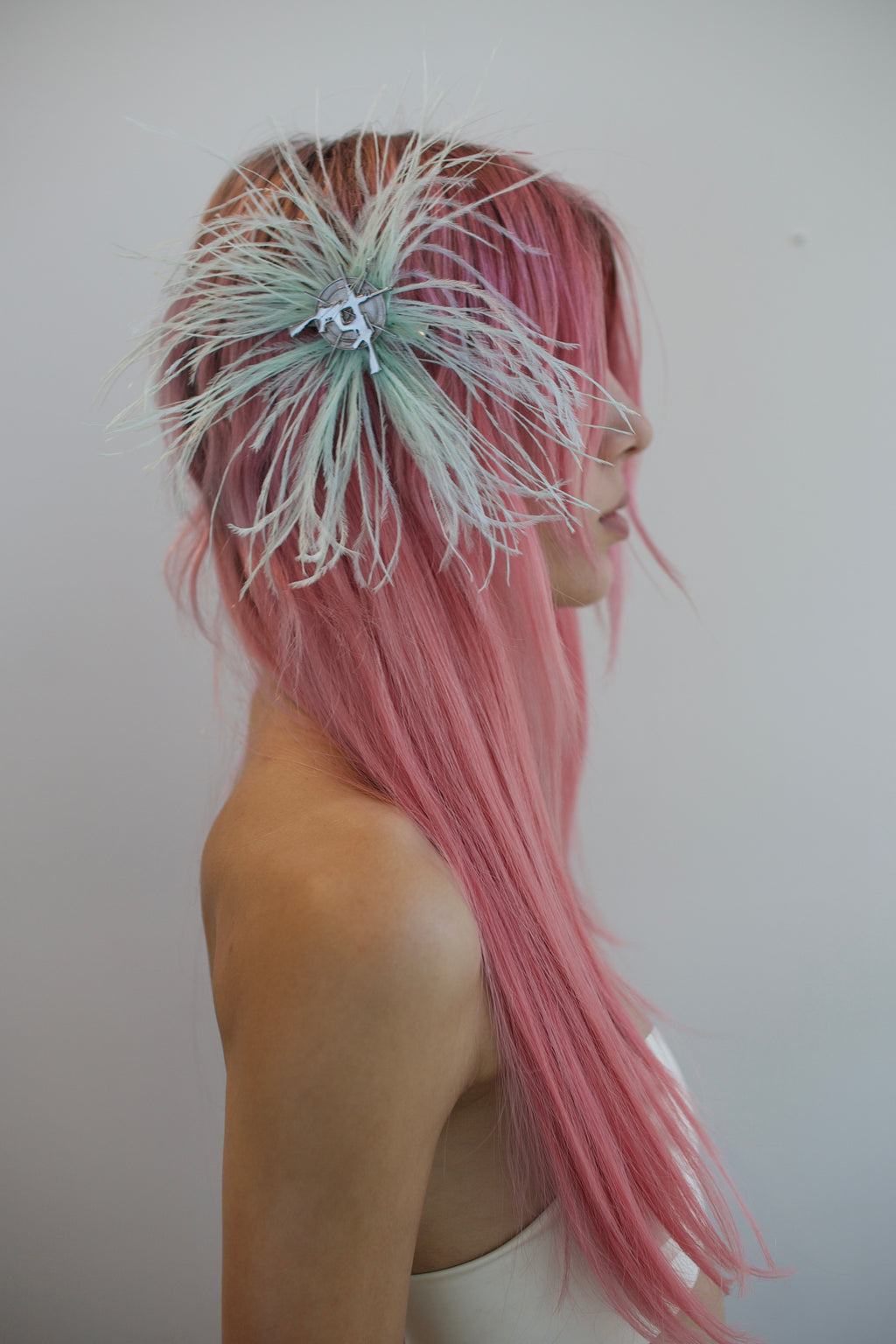 MINT FEATHER ACCESSORY