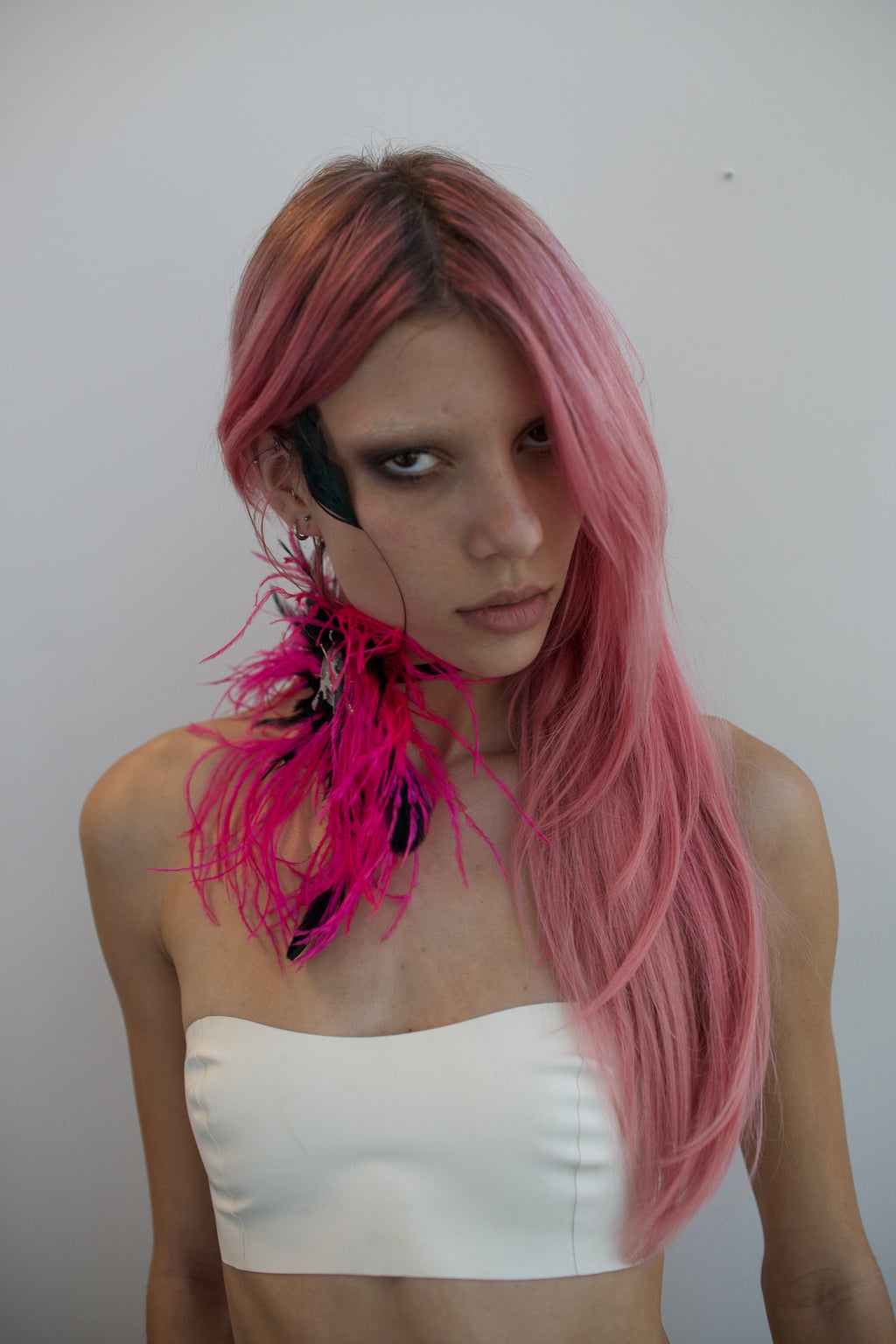 HOT PINK FEATHER ACCESSORY