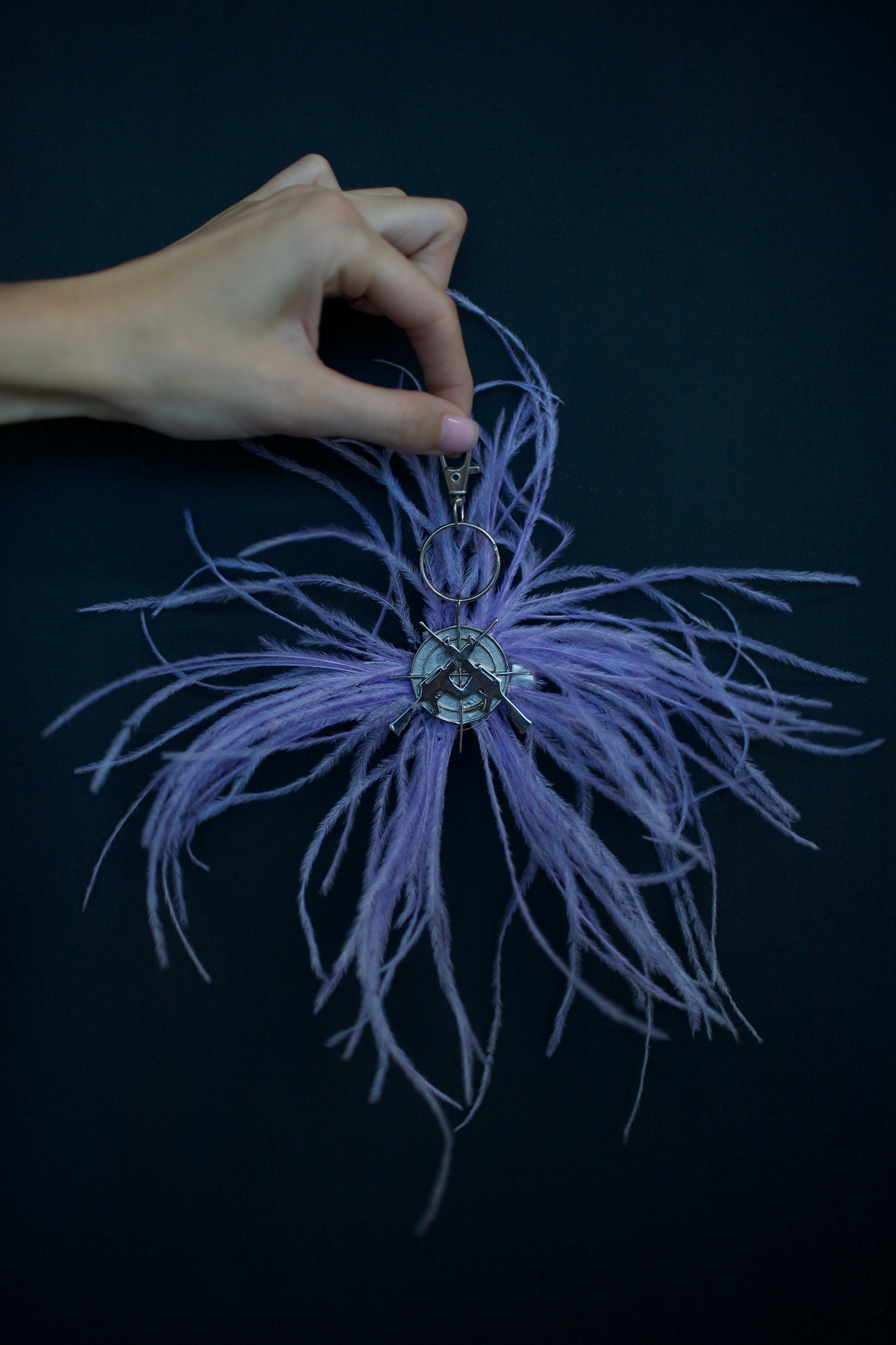 LILAC FEATHER ACCESSORY