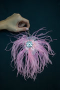 PINK FEATHER ACESSORY