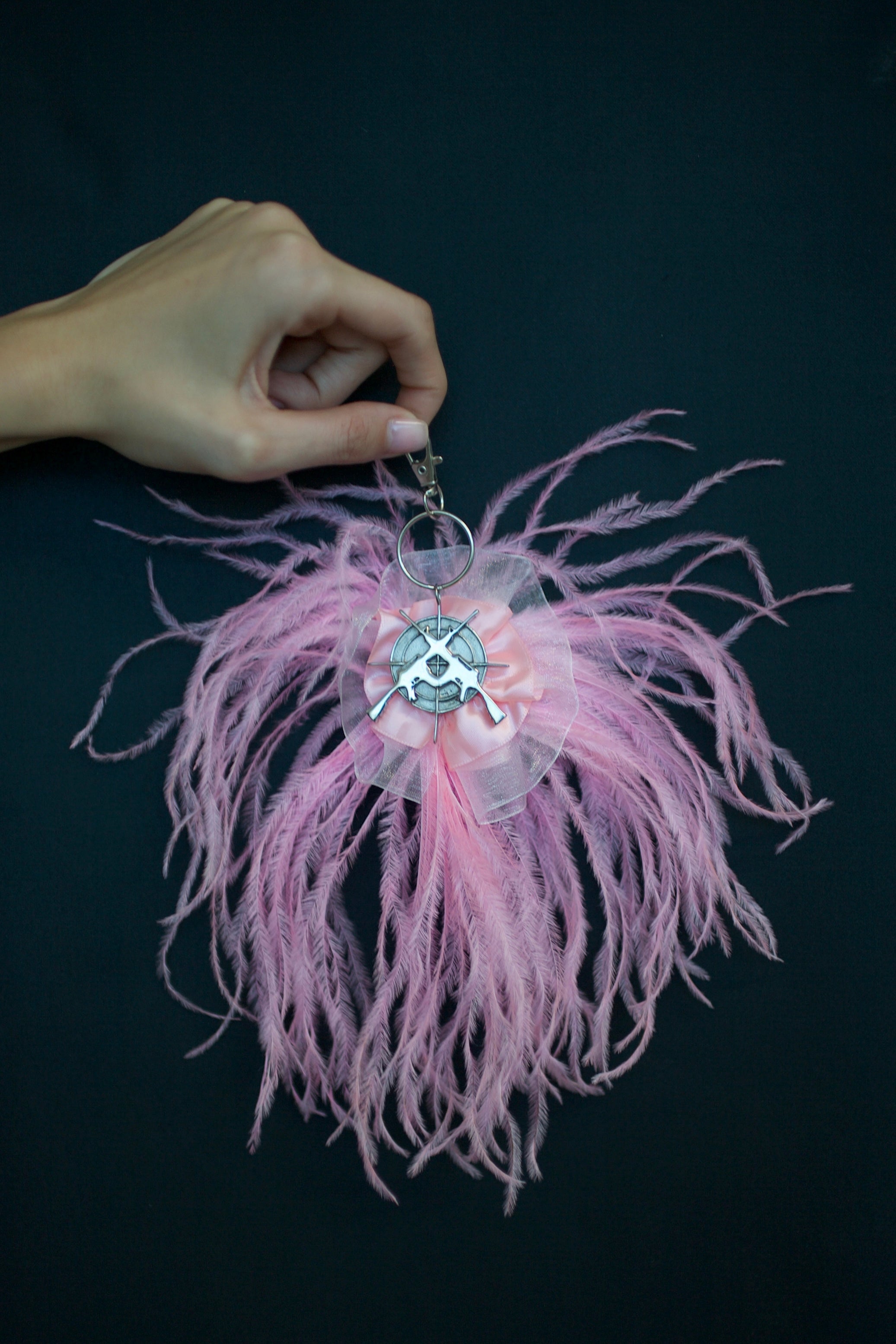 PINK FEATHER ACESSORY