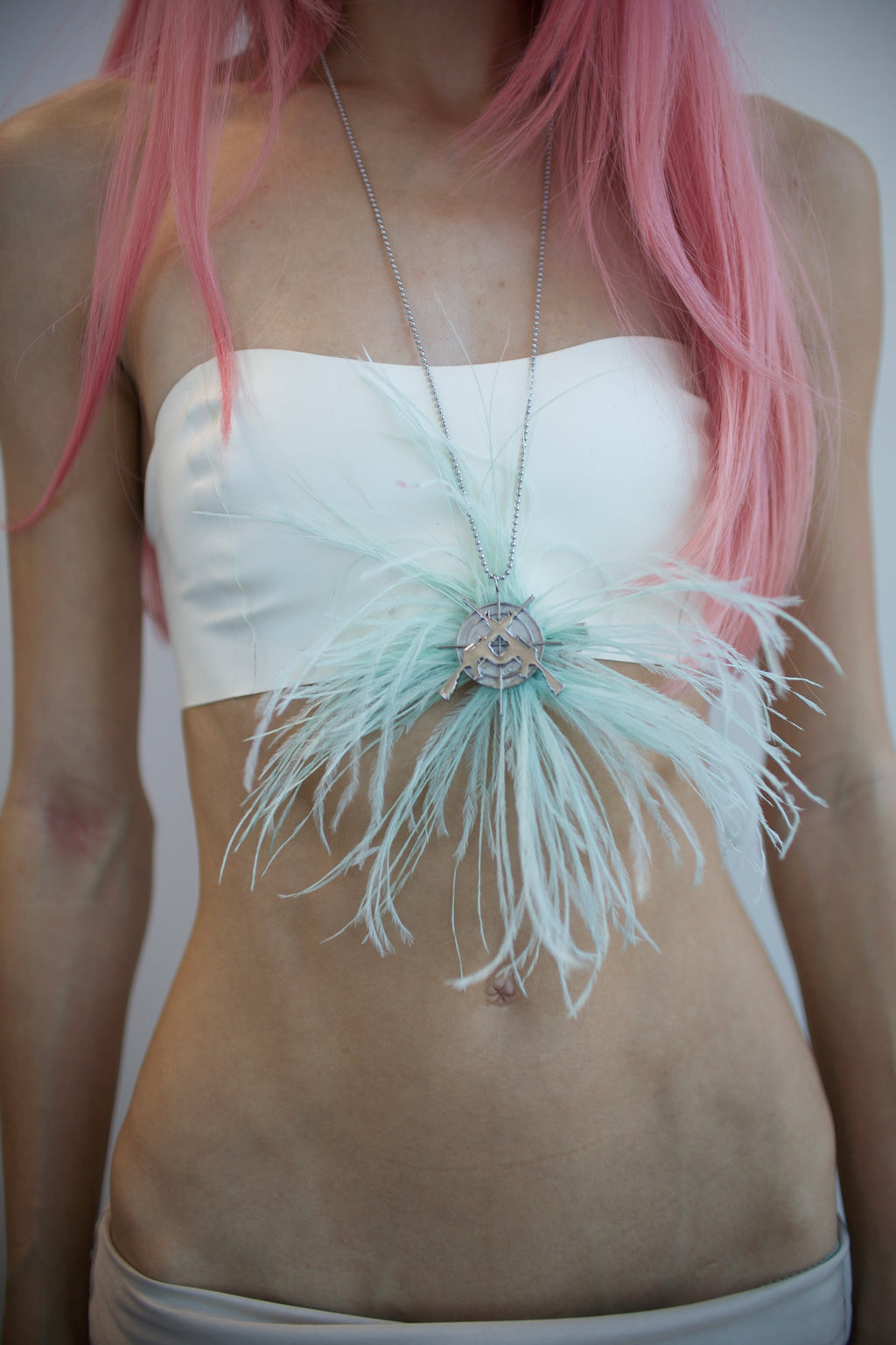 MINT FEATHER ACCESSORY