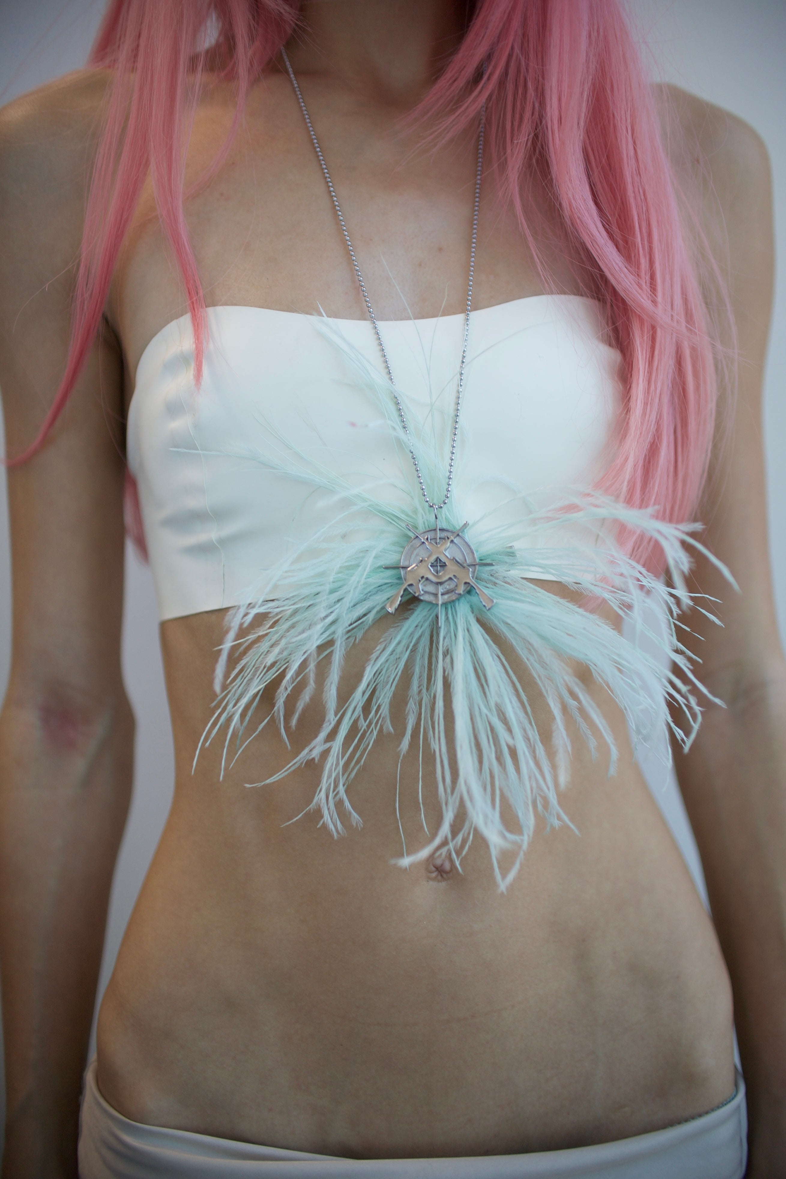 MINT FEATHER ACCESSORY