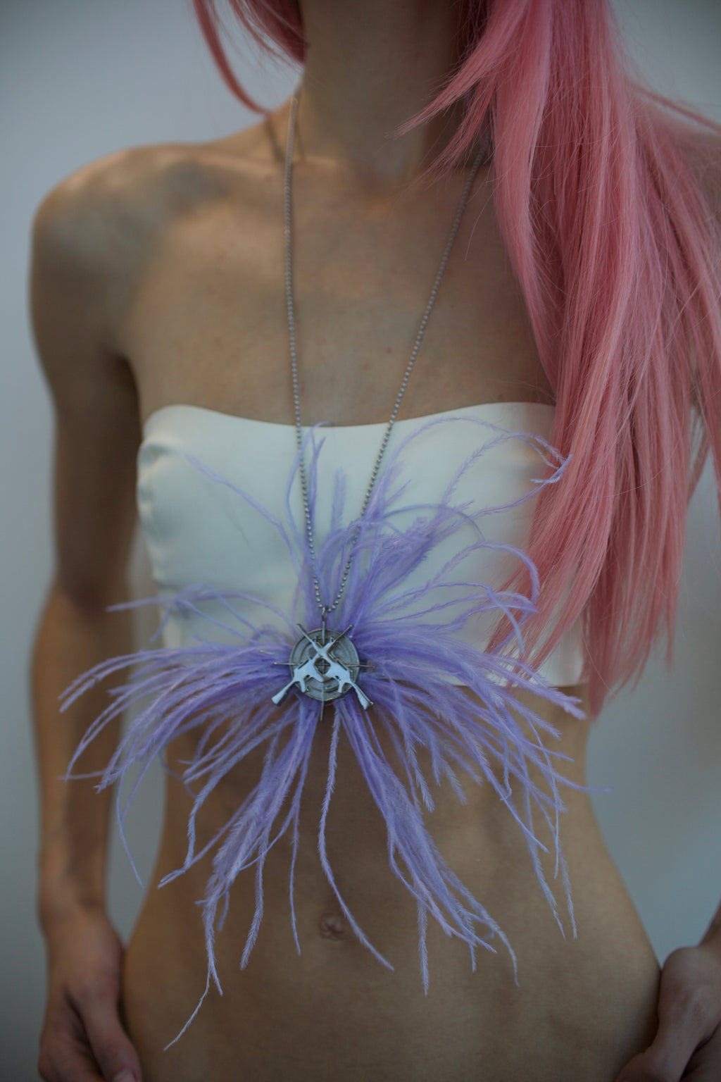 LILAC FEATHER ACCESSORY