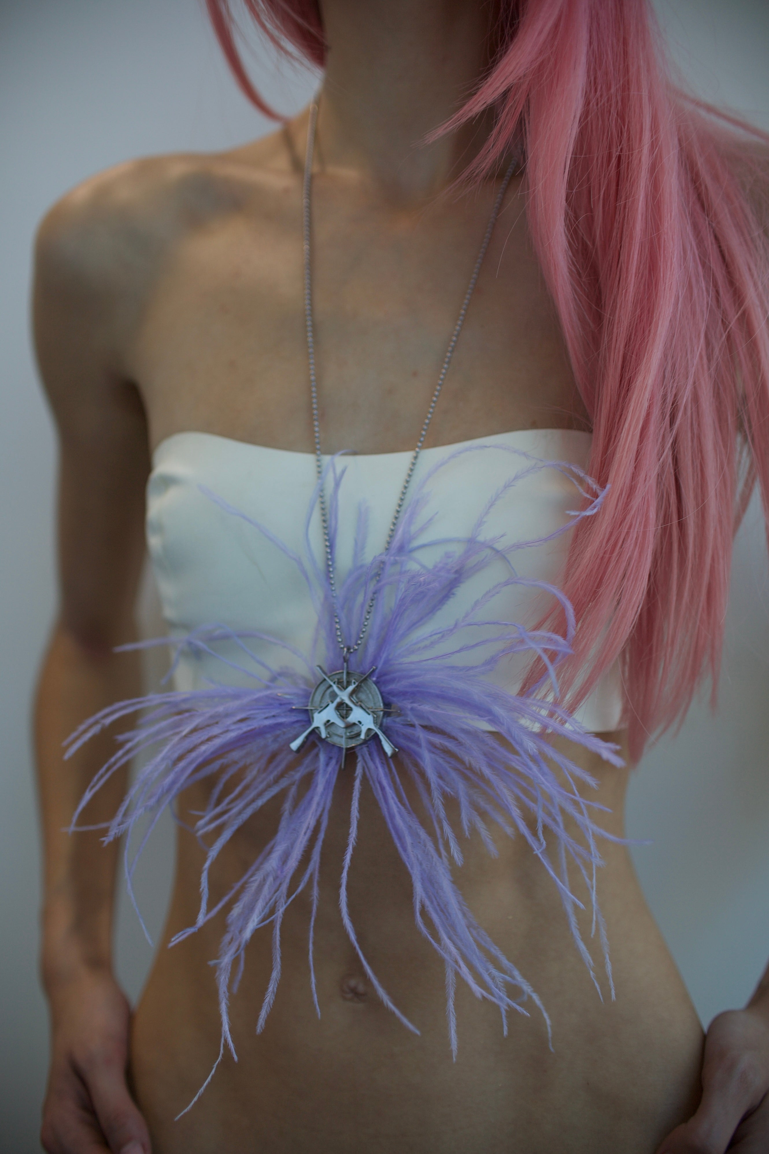 LILAC FEATHER ACCESSORY
