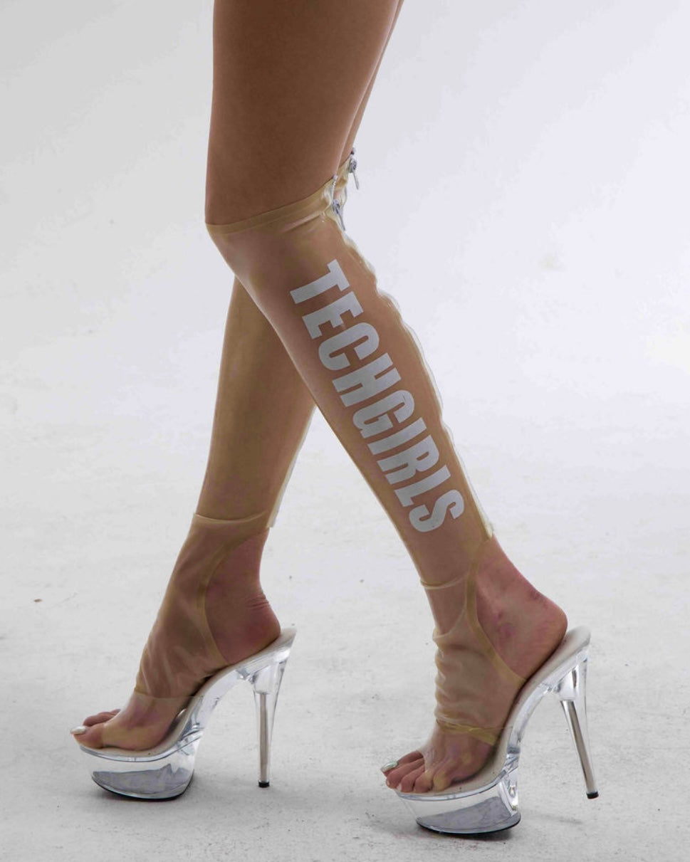 LATEX TECHG1RLS HEEL COVERS