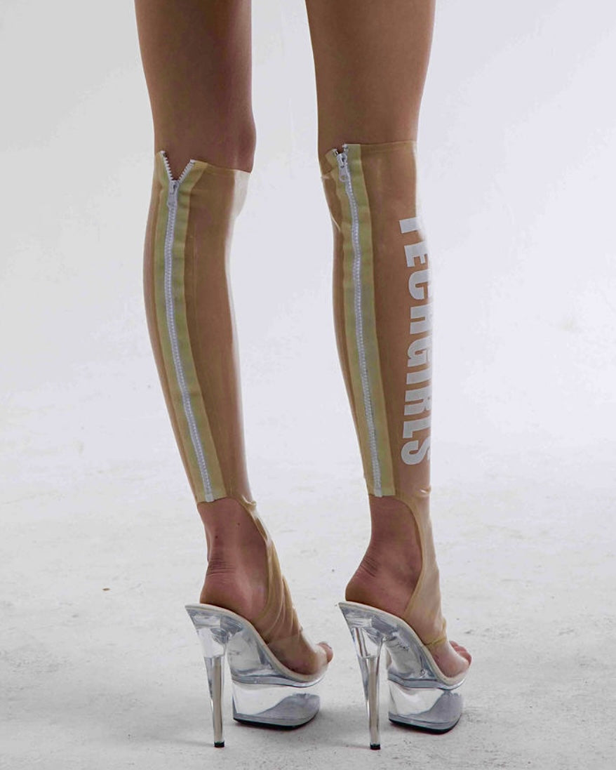 LATEX TECHG1RLS HEEL COVERS