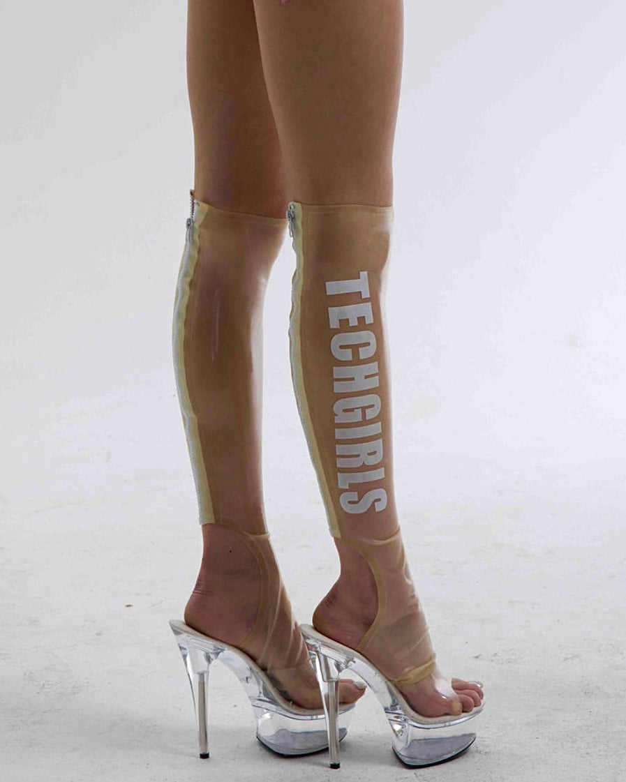 LATEX TECHG1RLS HEEL COVERS